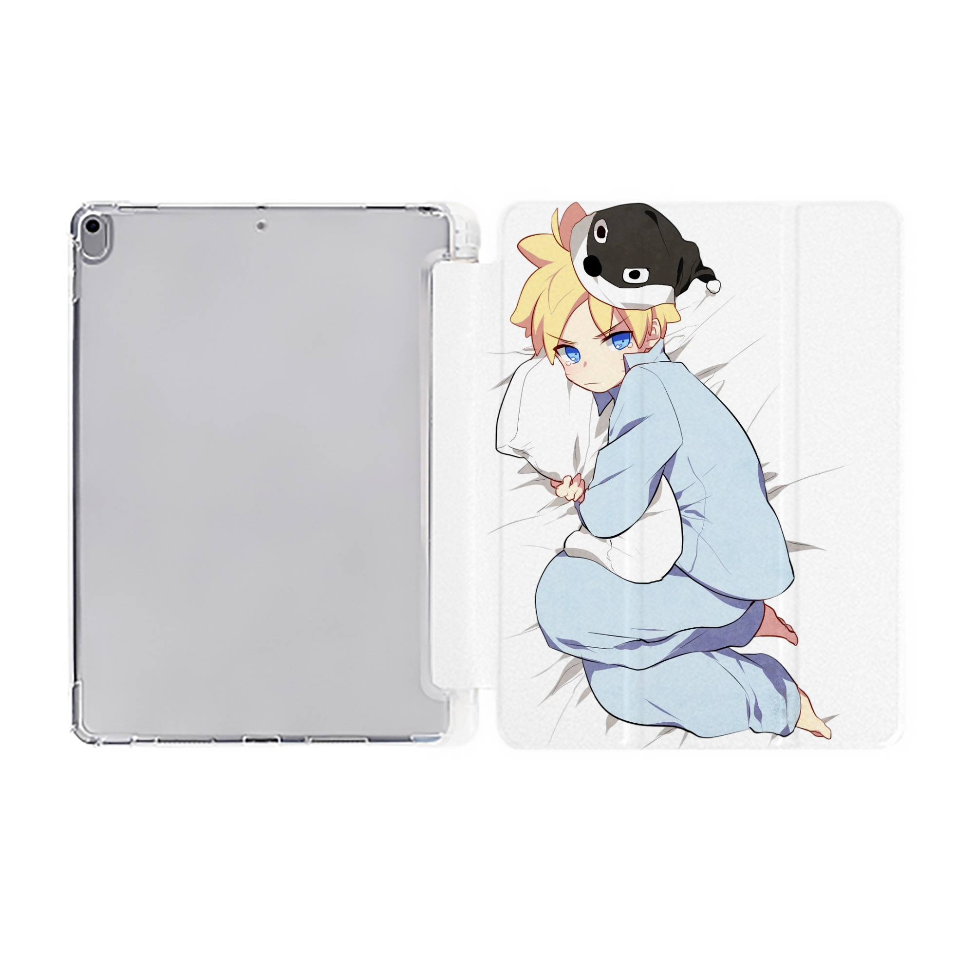 （画像用） NARUTO -ナルト- うずまき ナルト Uzumaki Naruto IPad ケース ペン収納付き 三つ折りスタンド PUレザー×シリコン 対応機種9.5/10.5/10.9インチ